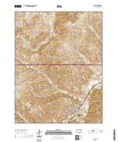 Alma 2018 topographic map thumbnail