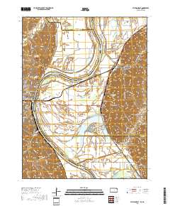 Atchison East 2018 topographic map thumbnail