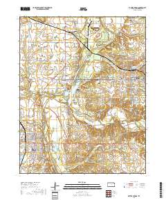 Baxter Springs 2018 topographic map thumbnail