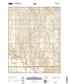 Bazine SW 2018 topographic map thumbnail