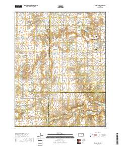 Blue Mound 2018 topographic map thumbnail