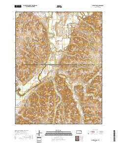 Blue Rapids SE 2018 topographic map thumbnail