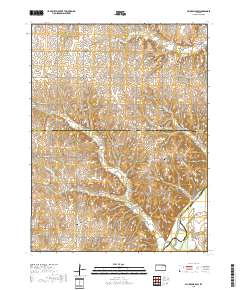 Blue Rapids SW 2018 topographic map thumbnail
