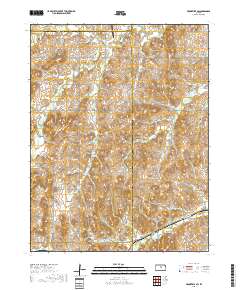 Brookville SW 2018 topographic map thumbnail