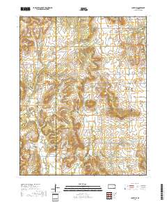 Caney NW 2018 topographic map thumbnail