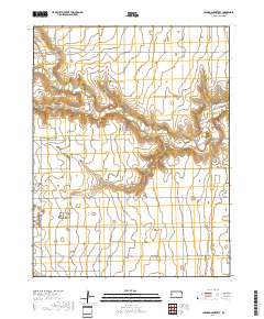 Carwood Cemetery 2018 topographic map thumbnail