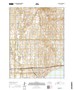 Cawker City 2018 topographic map thumbnail