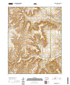 Cedar Vale West 2018 topographic map thumbnail