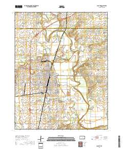 Chanute 2018 topographic map thumbnail