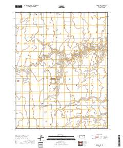 Cimarron NE 2018 topographic map thumbnail