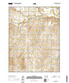 Clay Center SW 2018 topographic map thumbnail