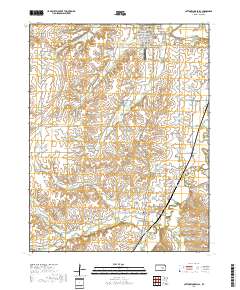 Cottonwood Falls 2018 topographic map thumbnail