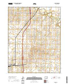 Dalton 2018 topographic map thumbnail