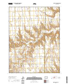 Dewey Ranch NW 2018 topographic map thumbnail
