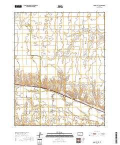 Dodge City SW 2018 topographic map thumbnail