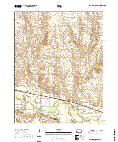 East Bridge Creek South 2018 topographic map thumbnail