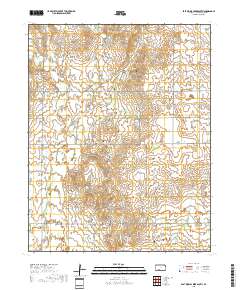 East Kiowa Creek South 2018 topographic map thumbnail