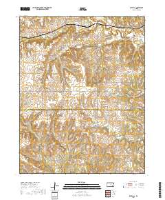 Elk Falls 2018 topographic map thumbnail