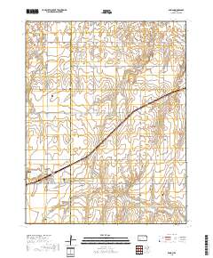 Ensign 2018 topographic map thumbnail