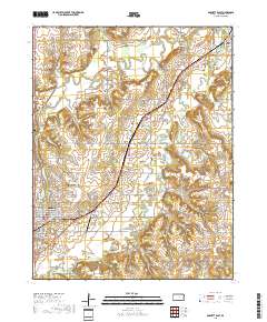 Garnett East 2018 topographic map thumbnail