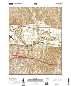 Grantville 2018 topographic map thumbnail