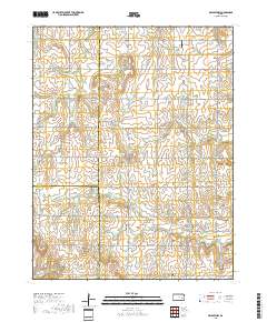 Gridley NW 2018 topographic map thumbnail