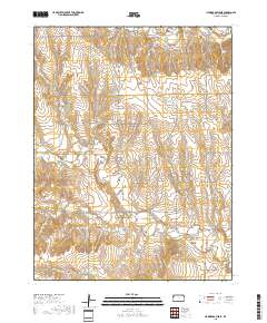 Harris Draw East 2018 topographic map thumbnail