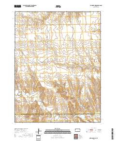 Harris Draw NE 2018 topographic map thumbnail