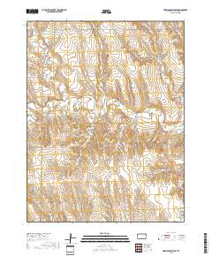 Harris Draw West 2018 topographic map thumbnail