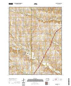 Harveyville 2018 topographic map thumbnail