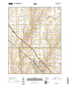 Hesston 2018 topographic map thumbnail