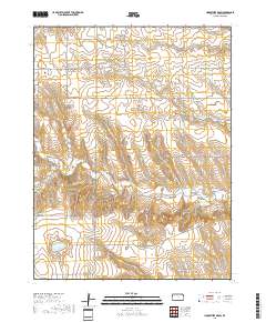 Horsethief Draw 2018 topographic map thumbnail