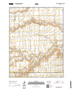 Horsethief Draw NW 2018 topographic map thumbnail