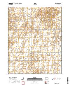 Hugoton SE 2018 topographic map thumbnail