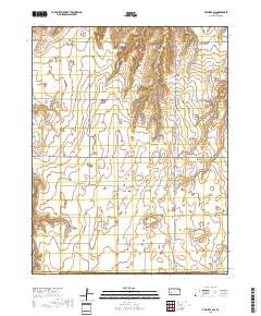 Kalvesta SW 2018 topographic map thumbnail