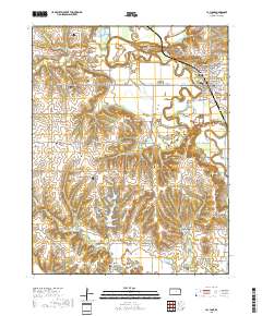 La Cygne 2018 topographic map thumbnail