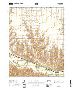 Lakin NW 2018 topographic map thumbnail