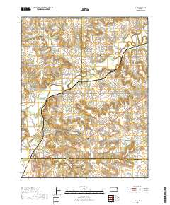 Lane 2018 topographic map thumbnail