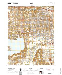 Lawrence West 2018 topographic map thumbnail