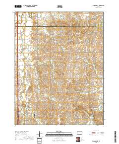 Lindsborg SE 2018 topographic map thumbnail