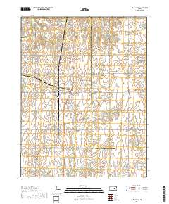 Lost Springs 2018 topographic map thumbnail