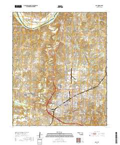Ada 2018 topographic map thumbnail