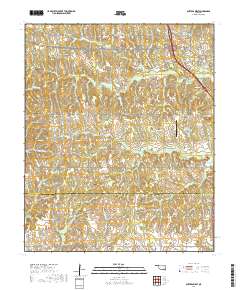 Antlers West 2019 topographic map thumbnail
