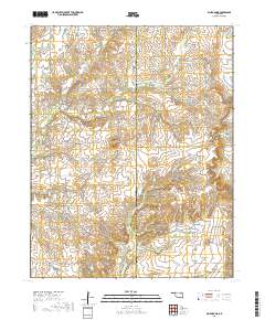 Blue Mound 2018 topographic map thumbnail