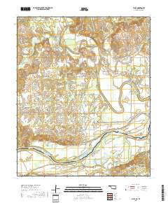 Bluff 2018 topographic map thumbnail