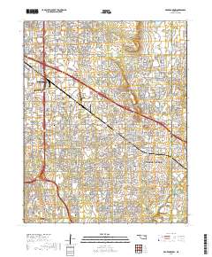 Broken Arrow 2019 topographic map thumbnail
