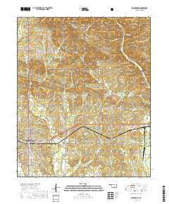 Broken Bow 2018 topographic map thumbnail