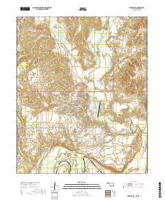 Burneyville 2019 topographic map thumbnail