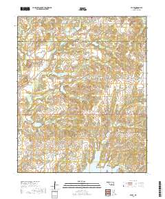 Byars 2018 topographic map thumbnail