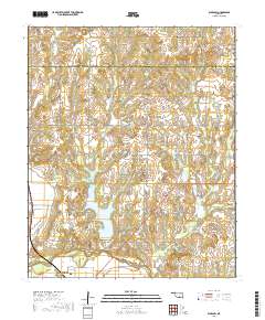 Byars SW 2018 topographic map thumbnail